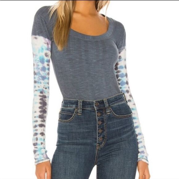 Free People We The Free Big Sur Long Sleeve Tee size XS - Picture 1 of 12